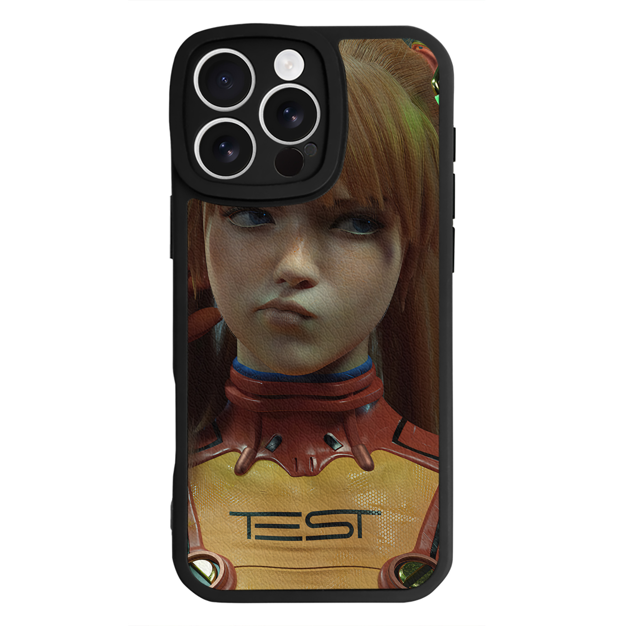 （画像用） EVA 新世紀エヴァンゲリオン 【iPhone 16シリーズ対応】シリコンスマホケース（レザー調） 材質：シリコン